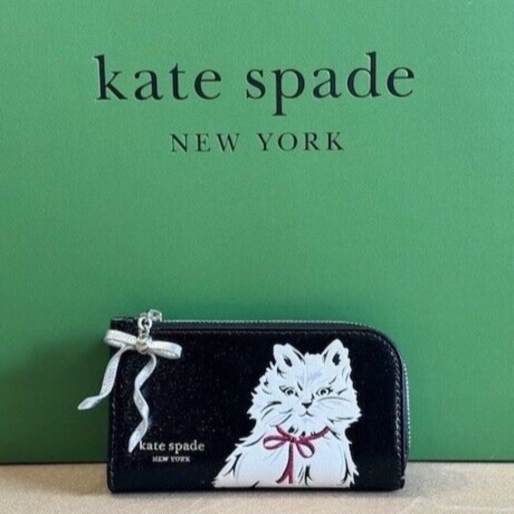KATE SPADE ♠️ New York Whiskers slim bifold wallet NWT